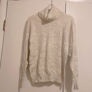 Marled Cream & Grey Sweater